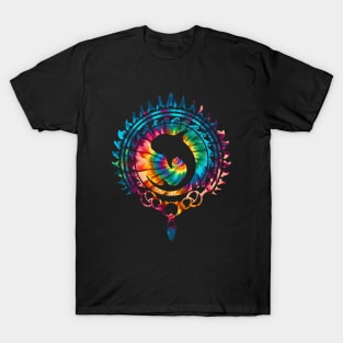 Whale shark Rainbow Tie Dye Pattern T-Shirt